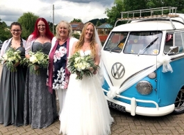 1967 VW Campervan for weddings in Bath